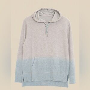 Vintage Havana Pastel Pink Blue Ombre Hoodie Cozycore Sweatshirt Size M EUC